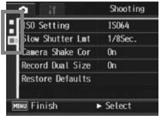 RICOH CAPLIO R7 - Changing the display - 1