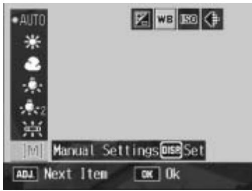 RICOH CAPLIO R7 - Setting the White Balance Manually (Manual Settings) - 1