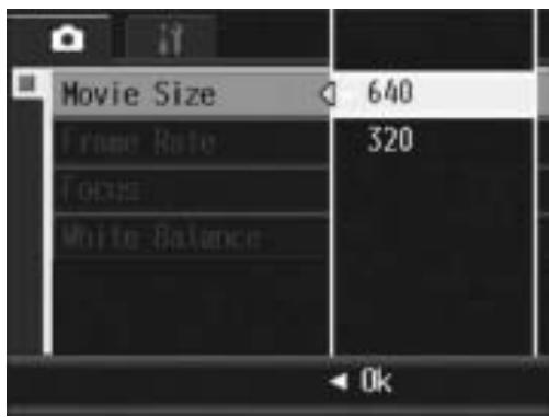 RICOH CAPLIO R7 - Press the buttons to select the desired setting. - 2