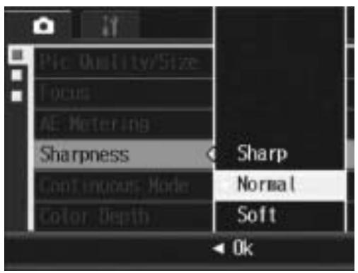RICOH CAPLIO R7 - Changing the Edge Quality of Still Images (Sharpness) - 1