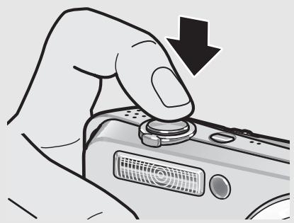 RICOH CAPLIO R7 - Gently press the shutter release button all the way. - 1