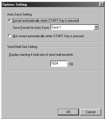 RICOH CAPLIO RR10 - Sélectionnez [options setting...] - 1