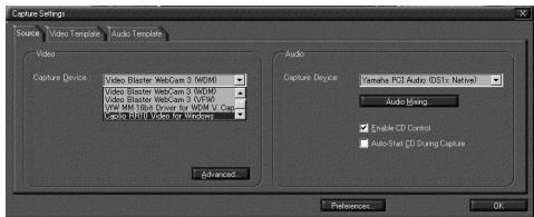 RICOH CAPLIO RR10 - Windows] dans la liste des périphériques de capture vidéo. - 1