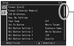 RICOH CX2 - Press the ADJ./OK button ▶. - 1