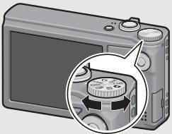 RICOH CX2 - Turn the mode dial to the symbol of the function you want to use. - 1