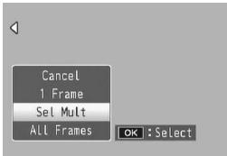 RICOH CX2 - Press the button ▲▼ to select [Sel. Indiv.] and then press the ADJ./OK button. - 1