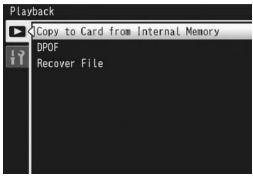 RICOH CX2 - Copying the Contents of the Internal Memory to an SD Memory Card - 1