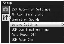 RICOH CX2 - Adjusting/Muting the Operation Sound Volume - 2