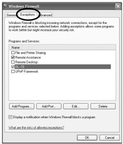 RICOH CX2 - Allow the Ricoh application Internet access. - 1