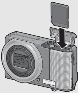 RICOH CX2 - Loading the Rechargeable Battery and SD Memory Card - 2