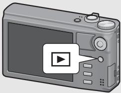 RICOH CX2 - Press the ▶ (Playback) button. - 1