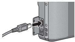 RICOH CX2 - Connect your camera to a printer using the USB cable provided. - 1