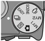 RICOH CX2 - Press the MENU button. - 1