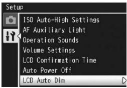 RICOH CX2 - LCD Auto Dimmer Mode - 1