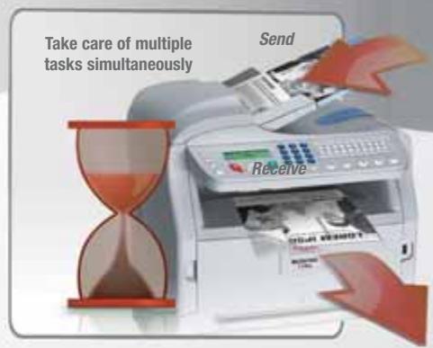 Take care of multiple tasks simultaneously Send Receive