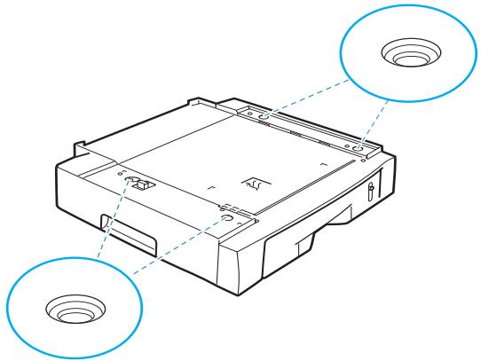 RICOH FAX2210L - Installing an Optional Tray - 2