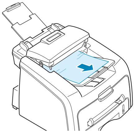 RICOH FAX2210L - Pull the document gently out of the ADF. - 1