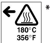 RICOH FAX2210L - ⚠ WARNING and ⚠ CAUTION Labels - 3