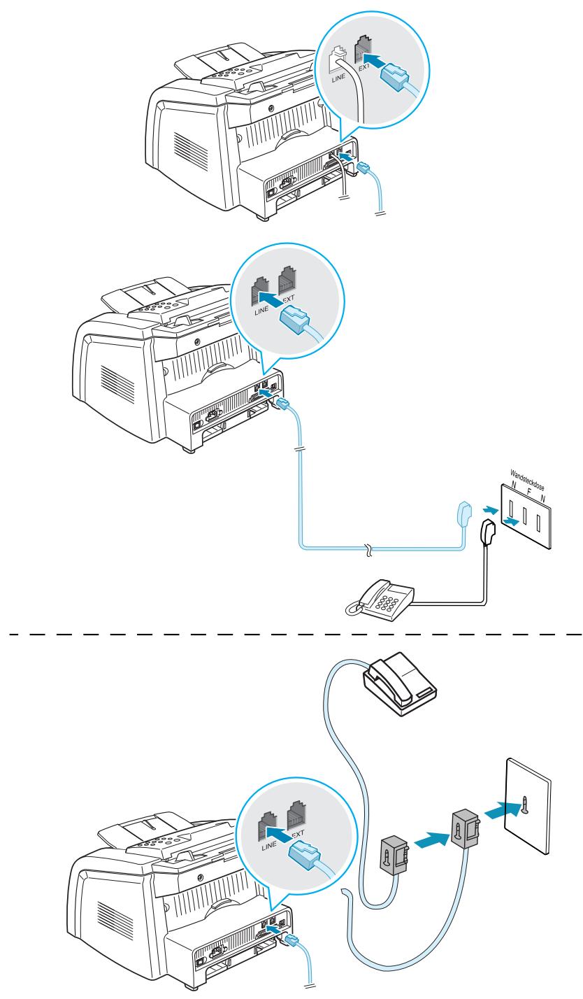 RICOH FAX2210L - Making Connections - 2