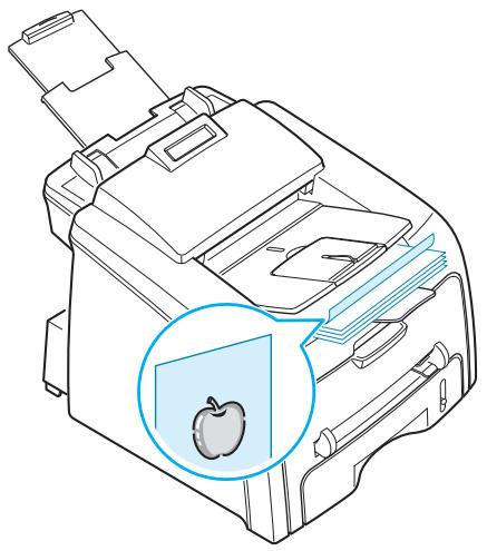 RICOH FAX2210L - Printing to the Front Output Tray (Face down) - 1