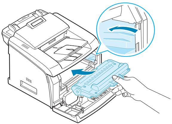 RICOH FAX2210L - Replacing the Toner Cartridge - 2