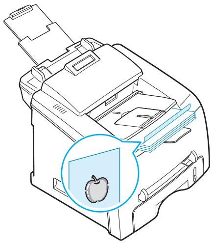 RICOH FAX2210L - Printing to the Front Output Tray (Face down) - 1