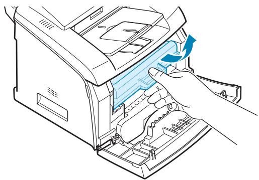 RICOH FAX2210L - Cleaning the Inside - 1
