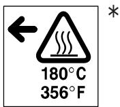 RICOH FAX2210L - ⚠ WARNING and ⚠ CAUTION Labels - 2