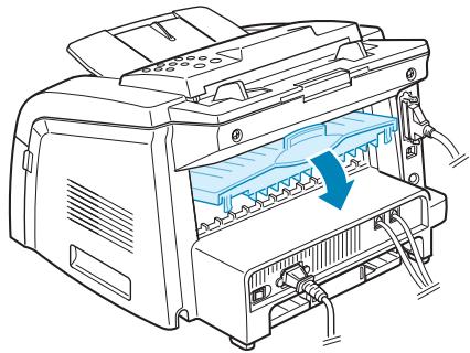 RICOH FAX2210L - Printing to the Rear Output Slot (Face up) - 4