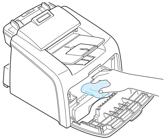 RICOH FAX2210L - Cleaning the Inside - 2