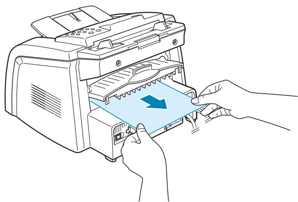 RICOH FAX2210L - Printing to the Rear Output Slot (Face up) - 1