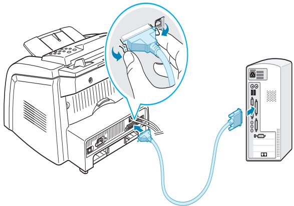 RICOH FAX2210L - Connecting to your computer (for MFP model only) - 2