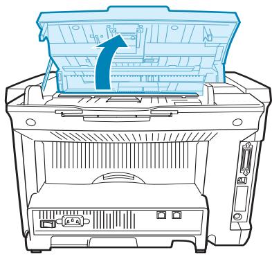 RICOH FAX2210L - Cleaning the Scanning Glass - 1