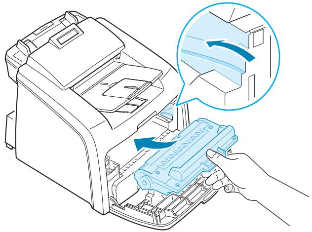 RICOH FAX2210L - Replacing the Toner Cartridge - 4