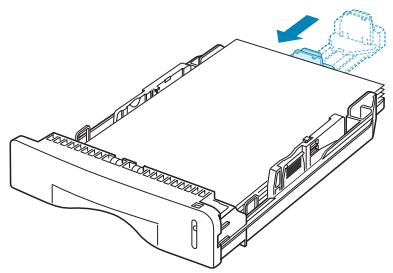 RICOH FAX2210L - Changing the Paper Size in the Paper Tray - 2