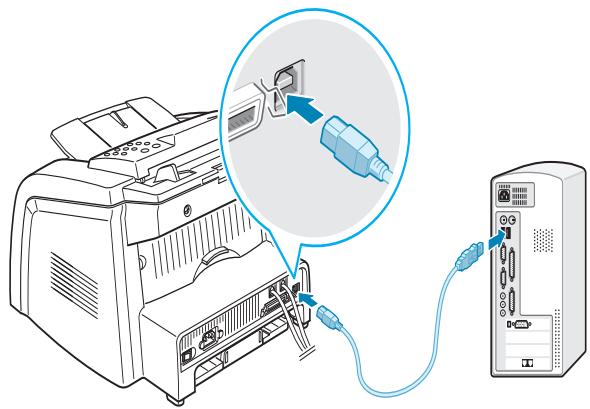 RICOH FAX2210L - Connecting to your computer (for MFP model only) - 1