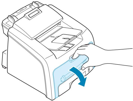 RICOH FAX2210L - Open the front cover. - 1