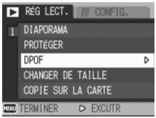 RICOH GR DIGITAL - Paramétrage de plusieurs images fixes au format DPOF - 1
