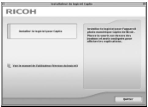 RICOH GR DIGITAL - Installation du logiciel sur votre ordinateur (sous mac OS 8.6 à 9.2.2) - 1