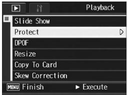 RICOH GR DIGITAL II - Protecting Multiple Files at Once - 1