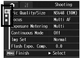 RICOH GR DIGITAL II - Changing the display - 1