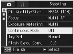 RICOH GR DIGITAL II - Press the buttons to select the desired item. - 1