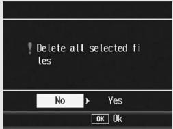 RICOH GR DIGITAL II - Press the▶ buttons to select [Yes] and then press the MENU/OK button. - 1