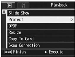RICOH GR DIGITAL II - Protecting a File - 1