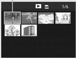 RICOH GR DIGITAL II - Press the button again during three-frame view. - 1