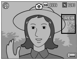 RICOH GR DIGITAL II - Put the subject of your photo in the center of the screen and press the Fn button. - 1
