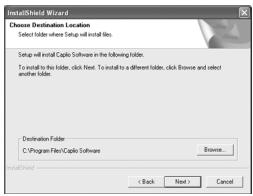 RICOH GR DIGITAL II - Confirm where you want to install and then click [Next]. - 1