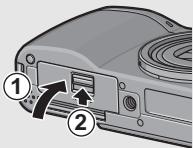 RICOH GR DIGITAL II - Loading the Battery and SD Memory Card - 4