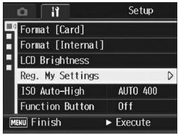 RICOH GR DIGITAL II - Registering Custom Settings (Reg. My Settings) - 1