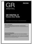 RICOH GR DIGITAL II - Camera User Guide - 1